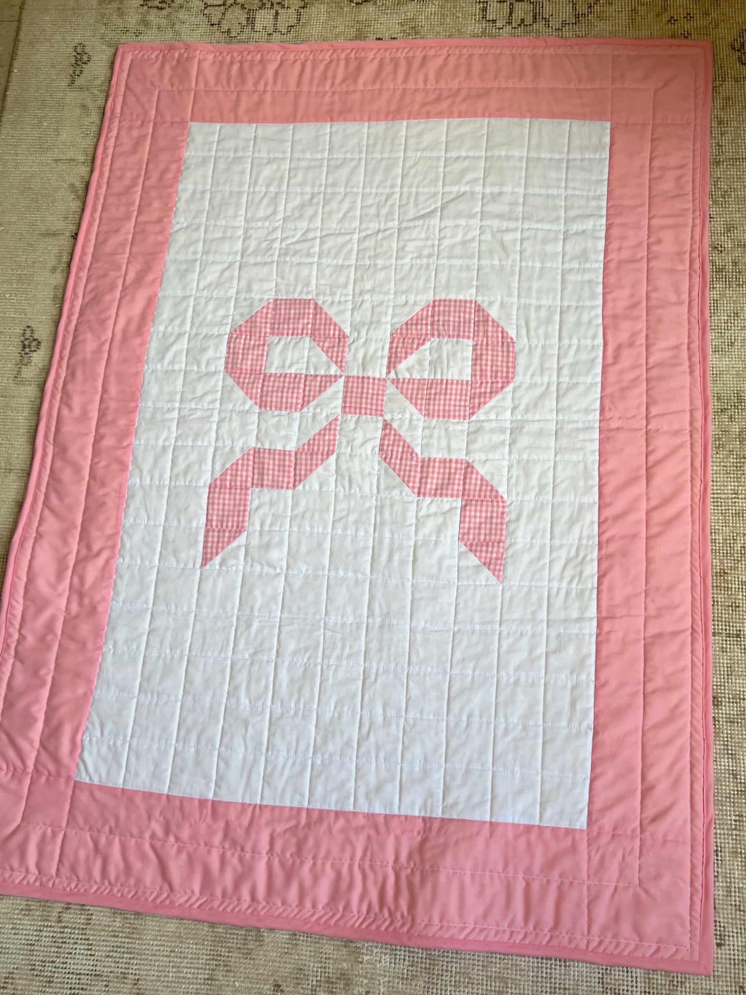 New handmade baby quilt🎀🩰💕