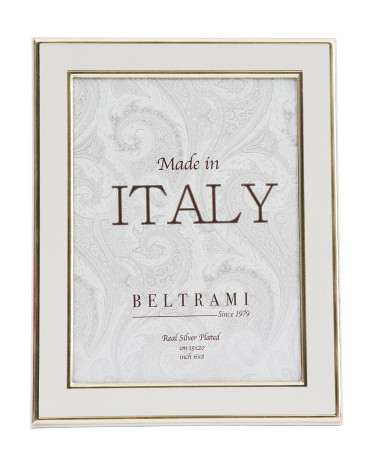 5x7 Enamel Gold Tone Plated Tabletop Picture Frame | TJ Maxx