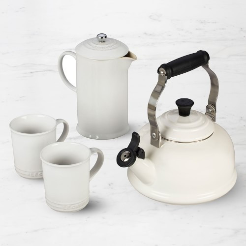 Le Creuset Classic Tea Kettle, Matte White | Williams-Sonoma