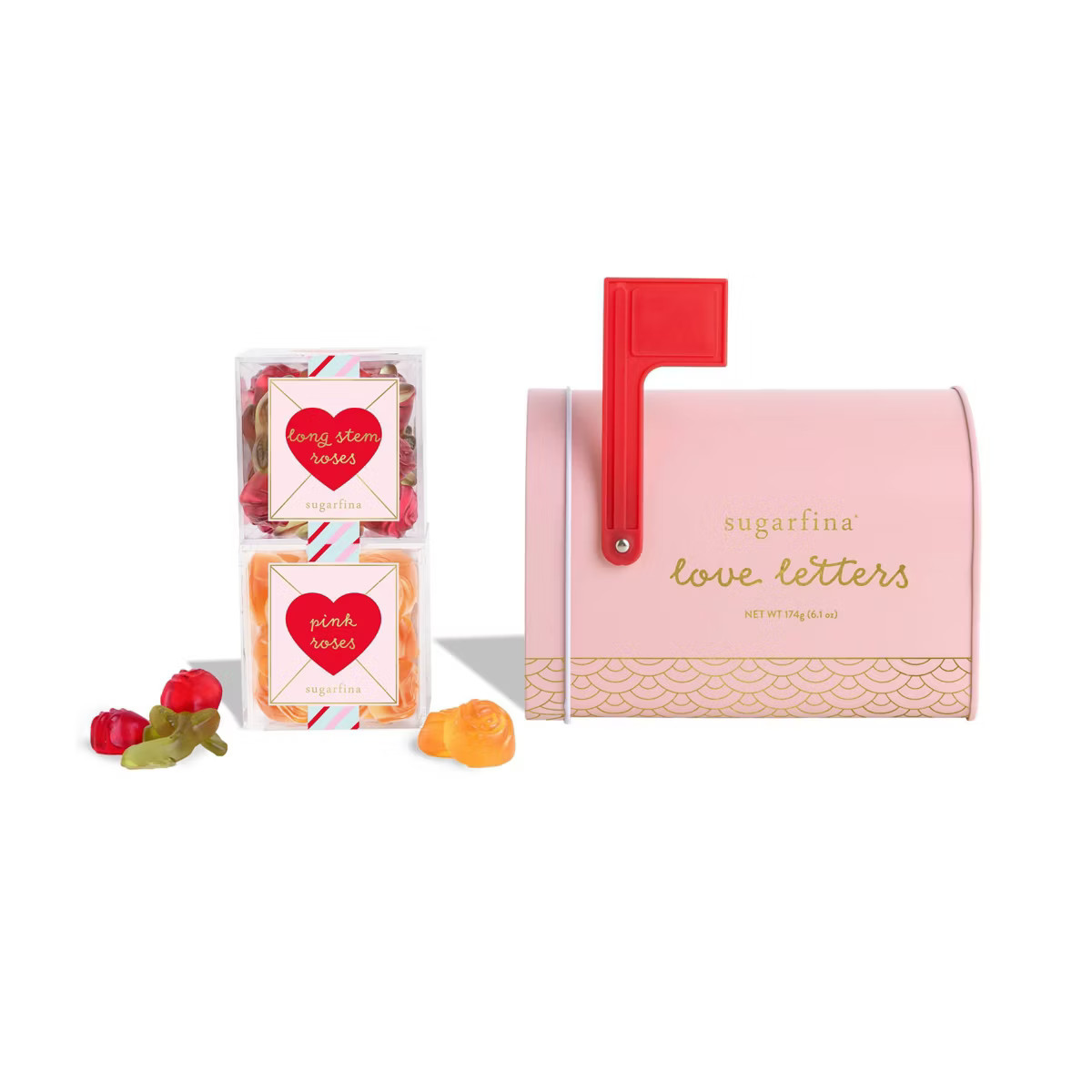 Sugarfina Valentine's Mailbox Bento Candy - 6.1oz/2pc | Target