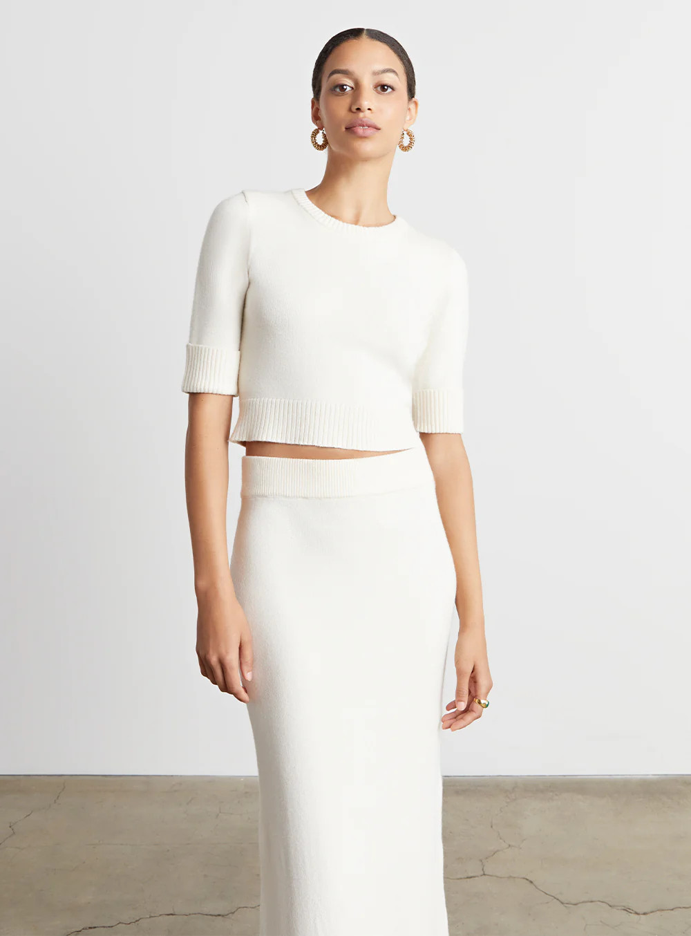 Natalie Cuffed Knit Top | Who What Wear Collection