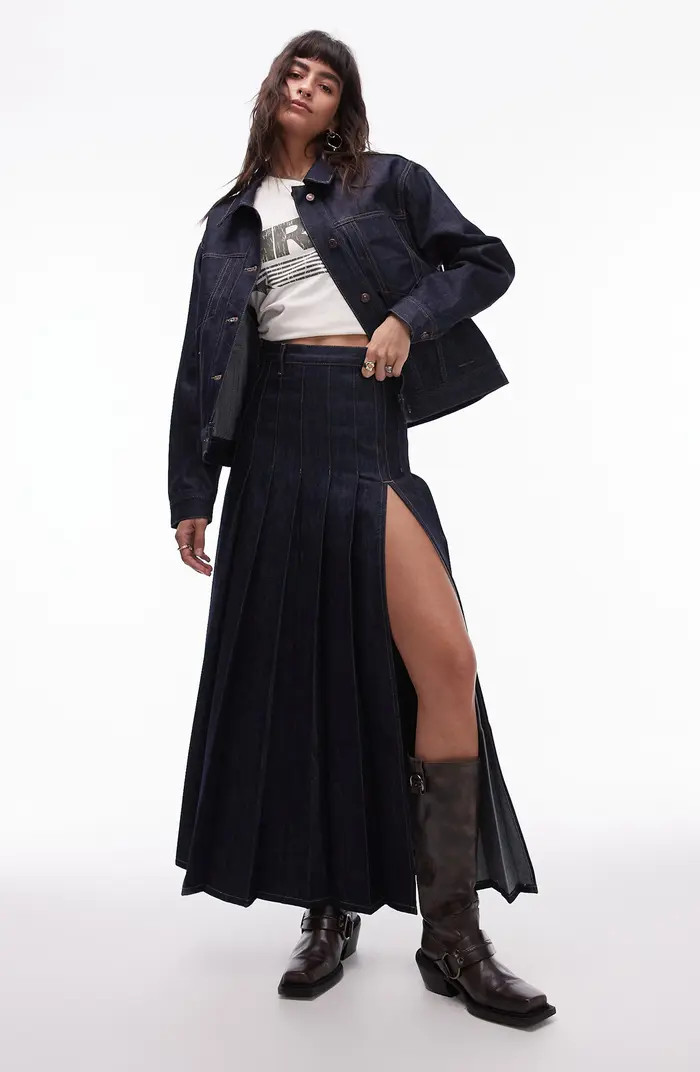 Topshop Boxy Denim Trucker Jacket | Nordstrom | Nordstrom