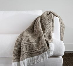 Sunbrella Outdoor Textured Throw | Pottery Barn (US)