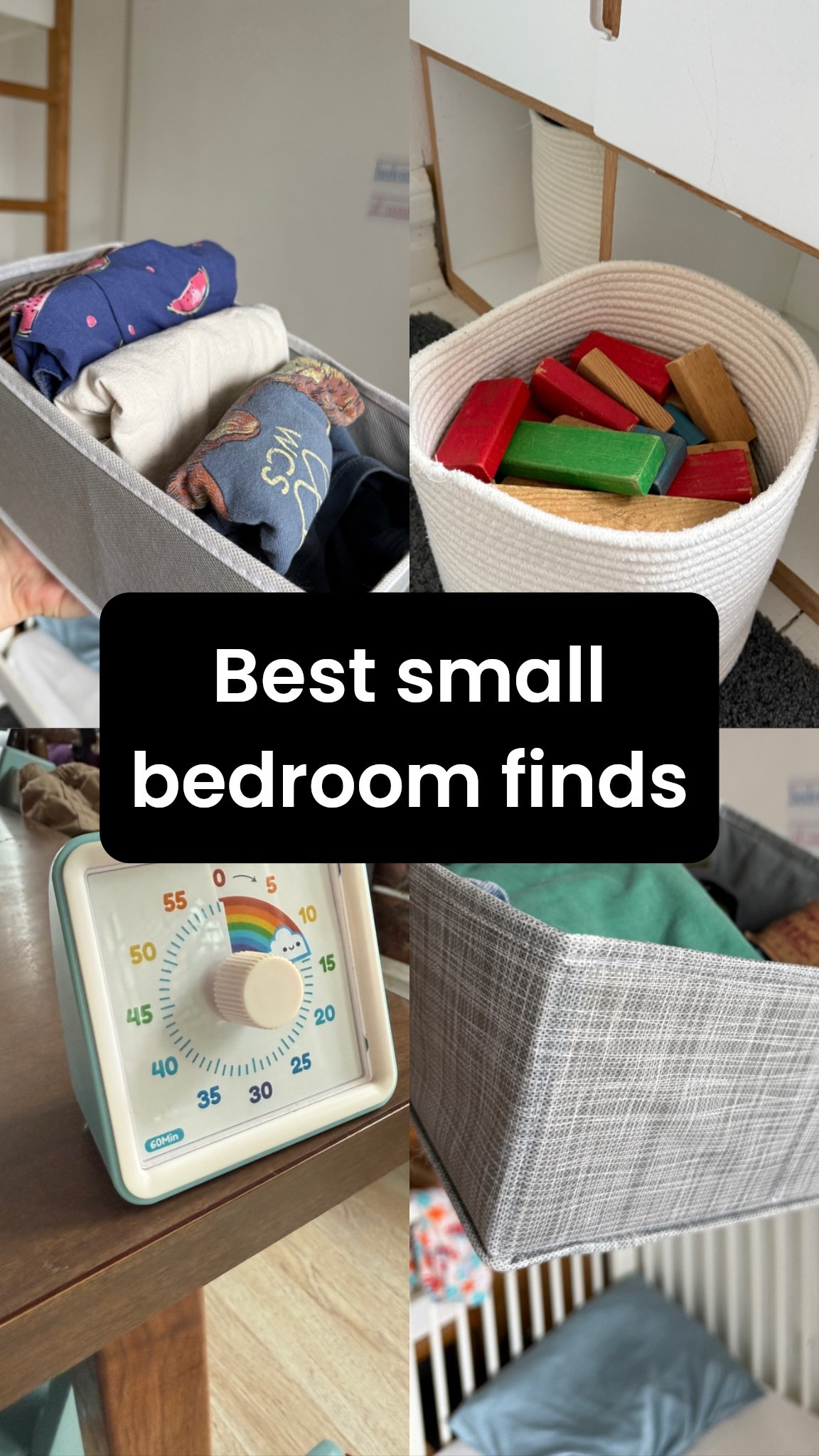 The less we have, the easier it is to clean, find things, and breathe.
These are our small-space bedroom essentials that help us stay organized (and sane).

#LTKKids #LTKFamily #LTKHome