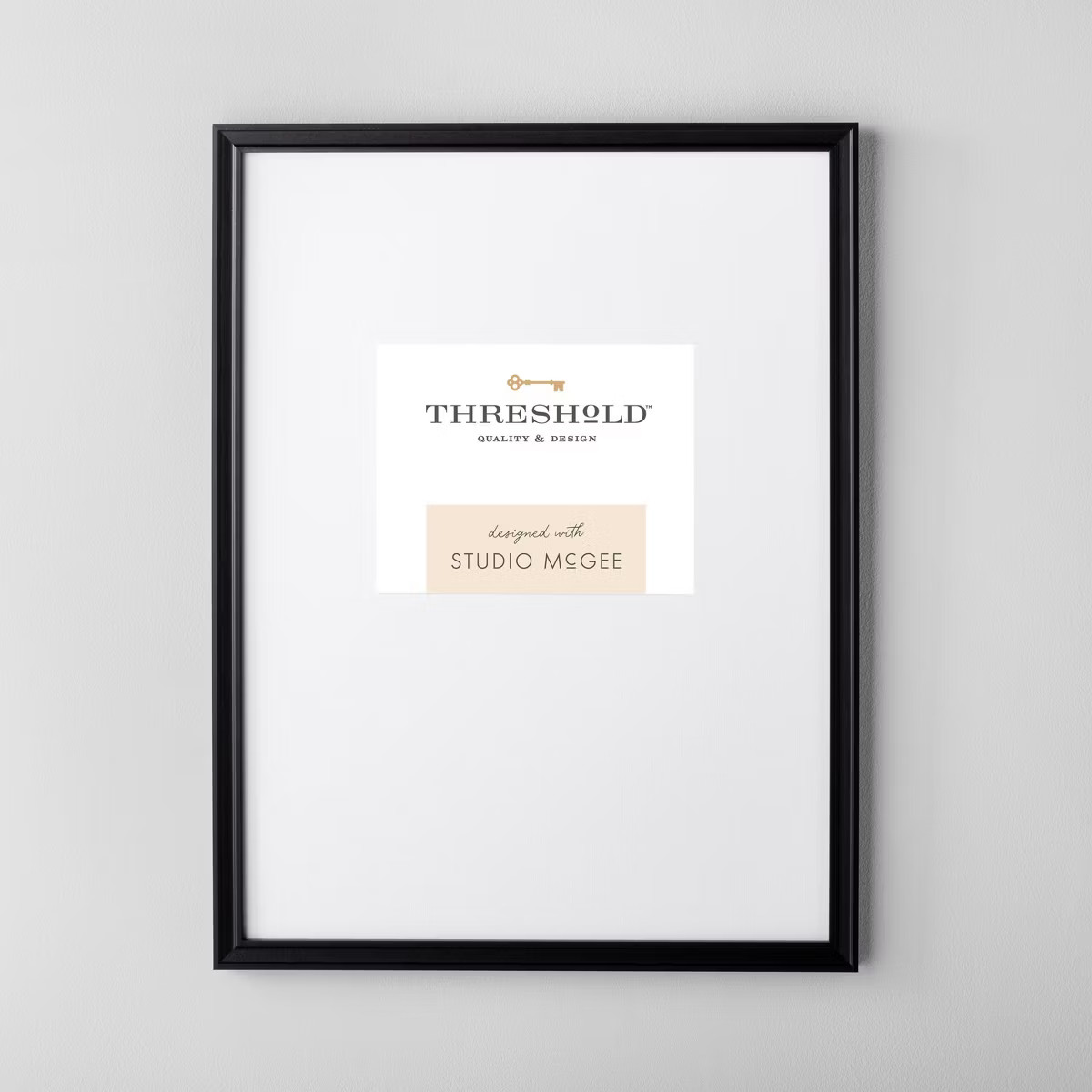 19.49"x25.49" Matted to 8"x10" Gallery Wall Frame Black - Threshold™ designed with Studio McGee | Target