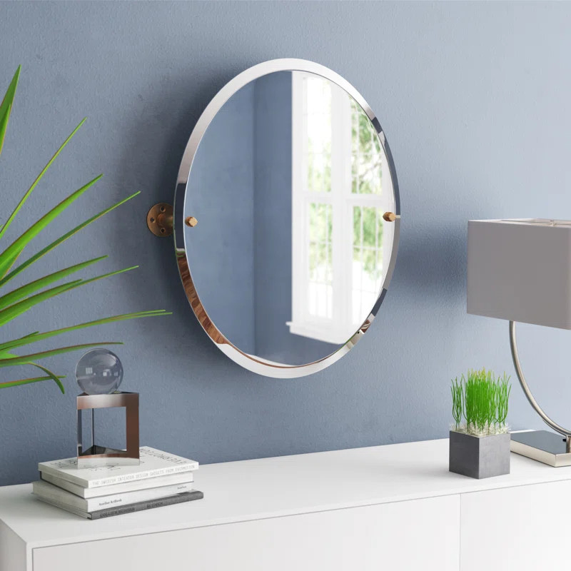 Bayer Frameless Oval Bathroom / Vanity Mirror | Wayfair North America