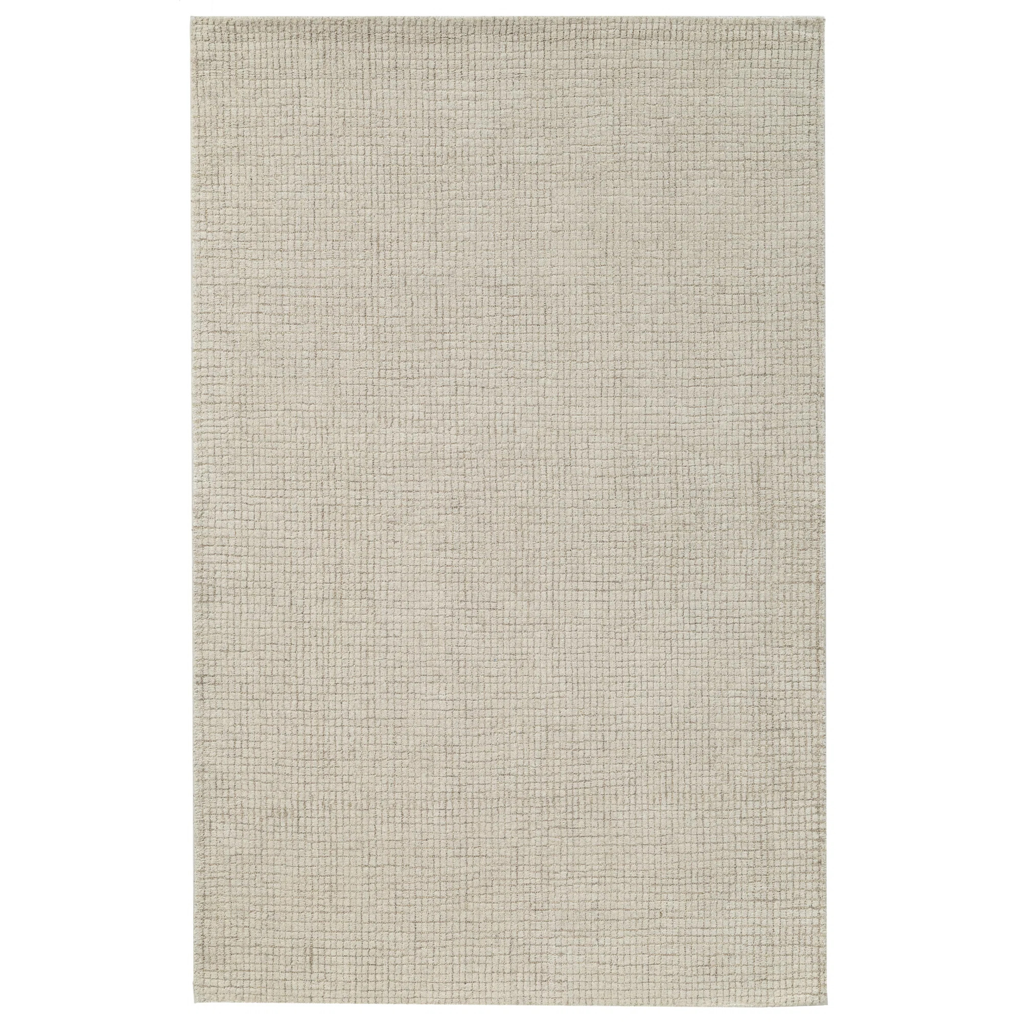 Roth Hand-Tufted Wool Grid Area Rug | Joss & Main