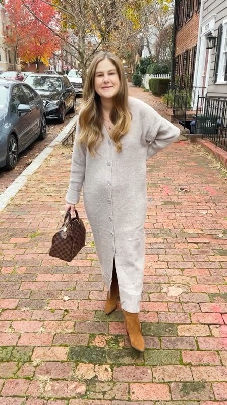 Current favorite dress styled without the belt! Perfect to wear with jeans and a cute top too. I’m wearing postpartum and it is definitely bump friendly for pregnancy as well.

Sweater dress, cardigan dress

#LTKSeasonal #LTKstyletip #LTKunder50