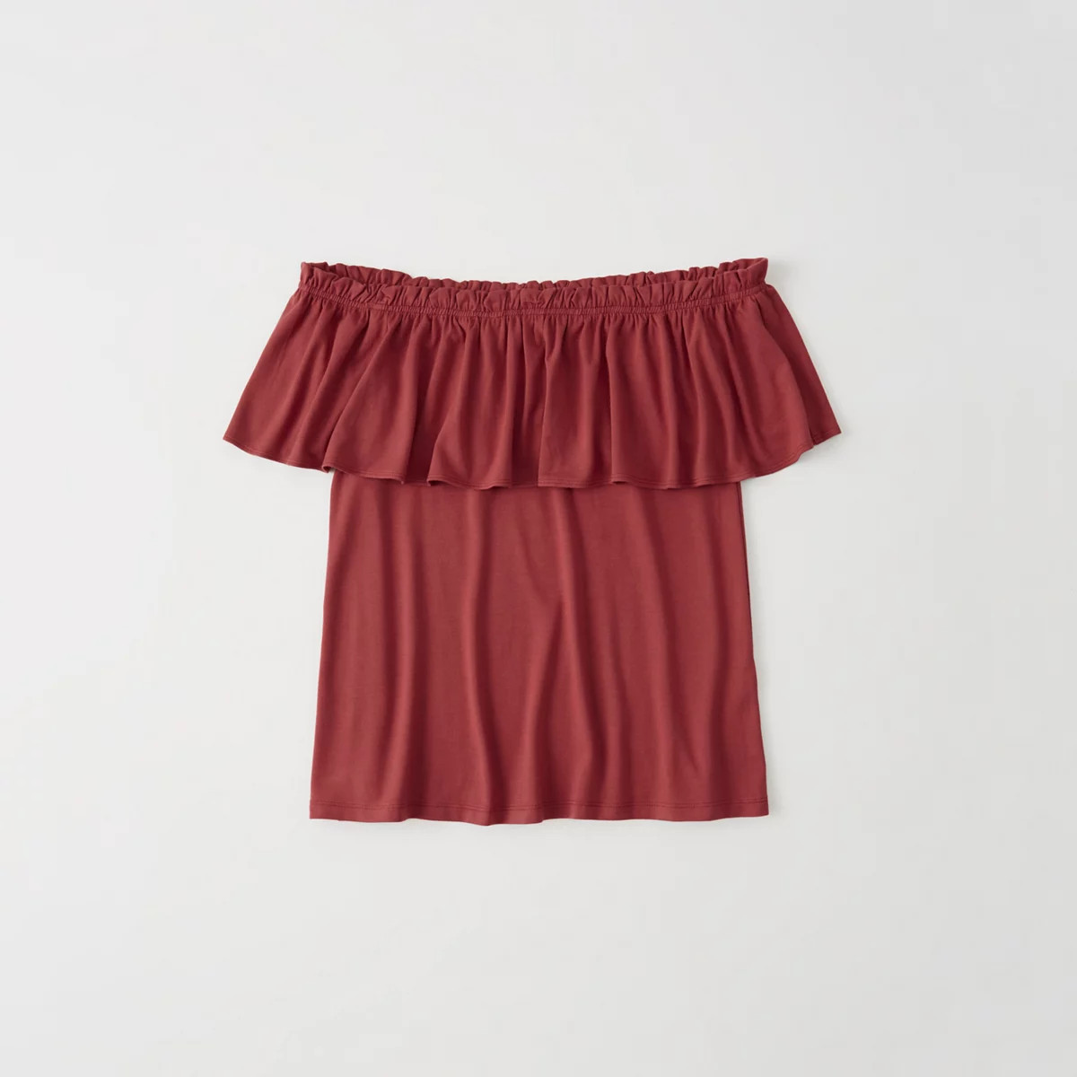 Ruffle Off-The-Shoulder Top | Abercrombie & Fitch US & UK