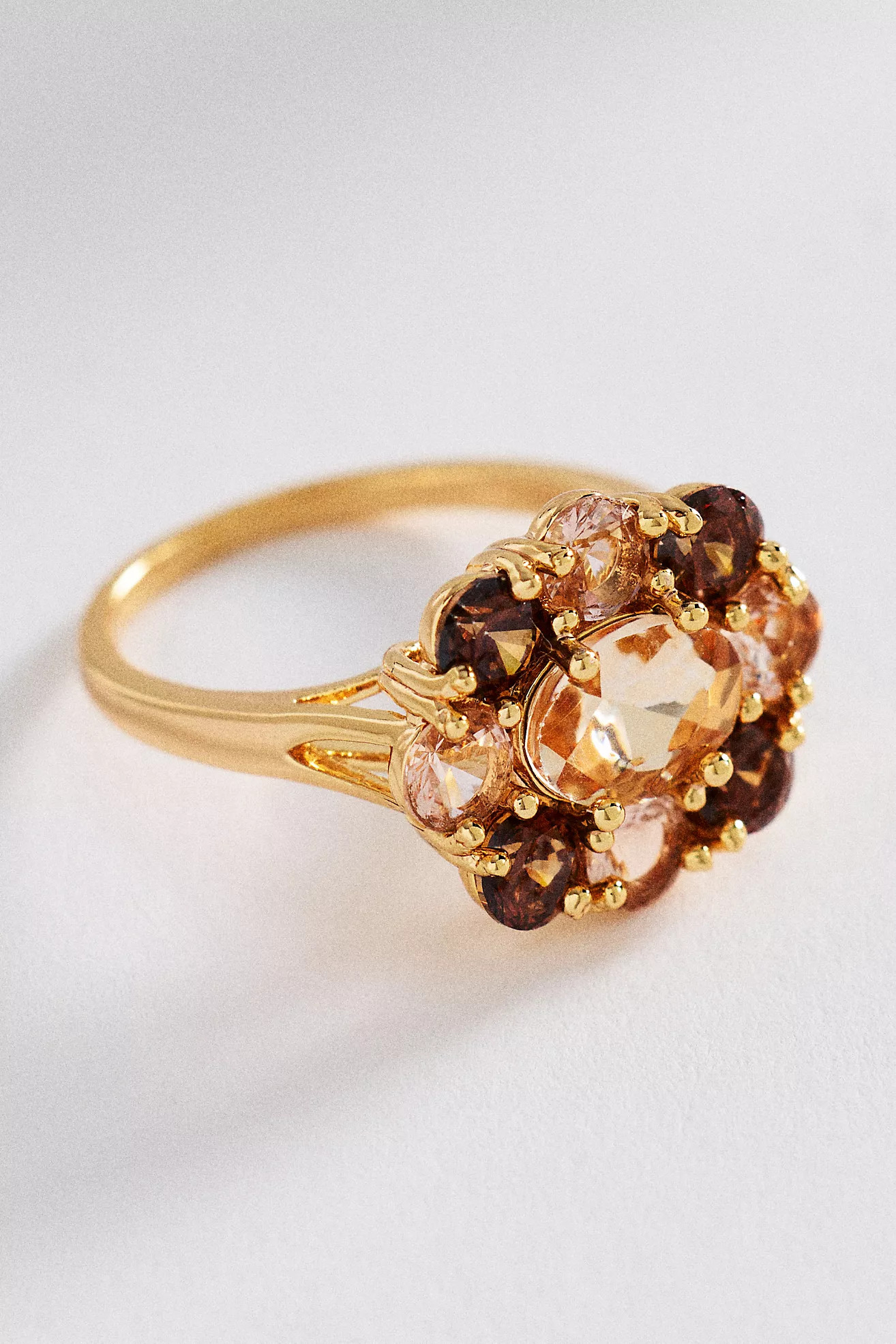 Floral Crystal Ring | Anthropologie (US)