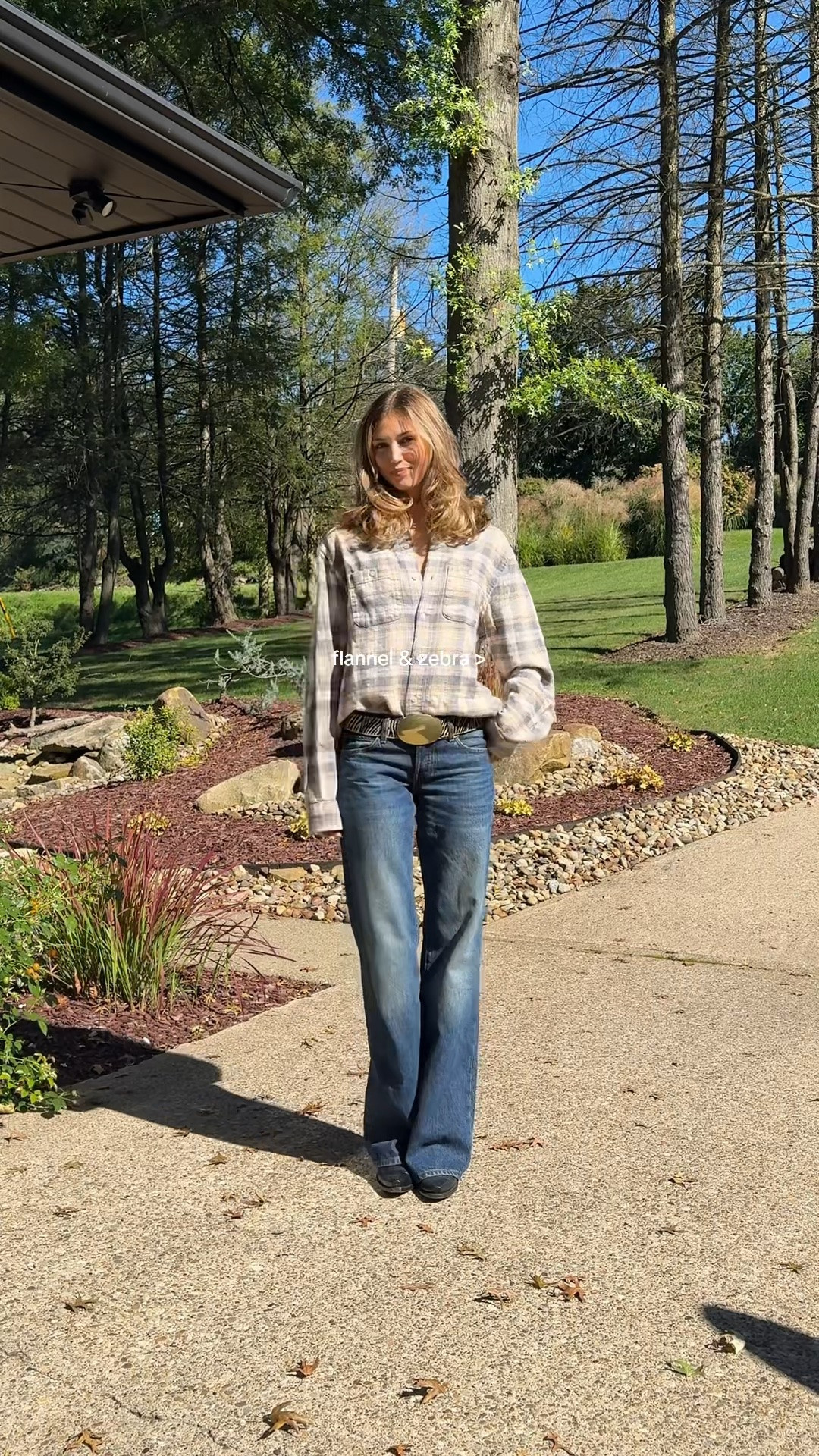 flannel is old men’s Madewell & boots are vintage lucchese