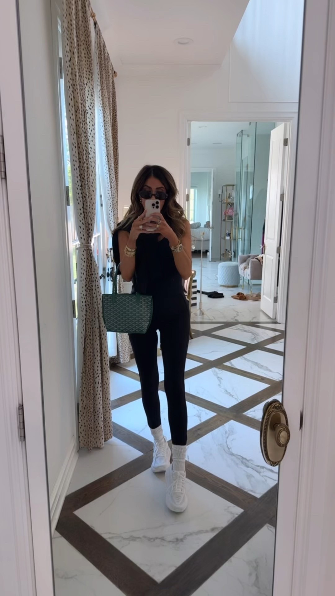 I’m obsessed with these Spanx leggings! I am wearing a size small in leggings, size medium in the scoop tank and size XS in the half zip that I have tied on my shoulders! 

Spanx, Spanx leggings, Spanx half zip, Spanx scoop neck tank, Travel outfit, Sneakers, Fall outfit, Active, leggings, lounge set, Jackets, Emily Ann Gemma

#LTKItBag #LTKTravel #LTKStyleTip