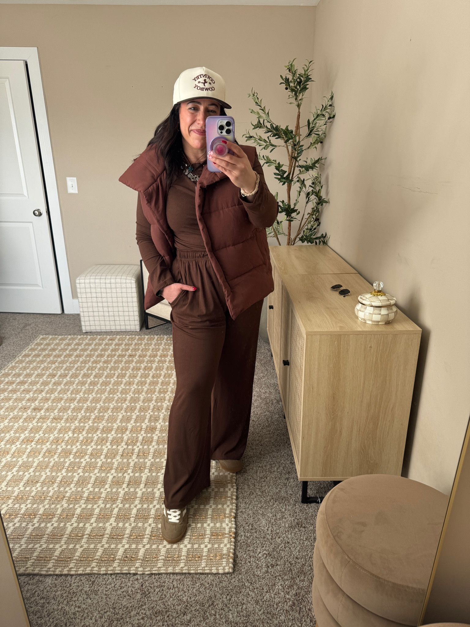 Monochromatic outfits for moms! Loving the chocolate brown color and this casual travel outfit from Amazon! 

#LTKStyleTip #LTKMidsize #LTKFindsUnder100