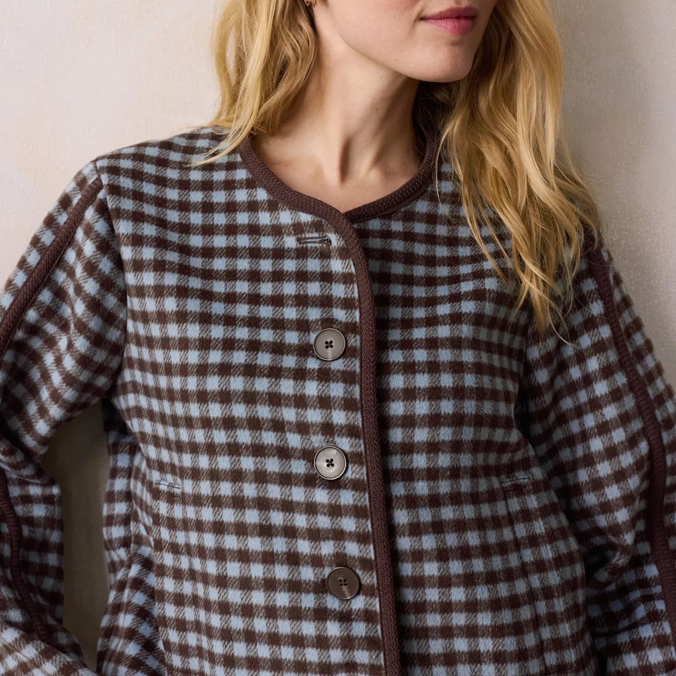 Gingham jacket!