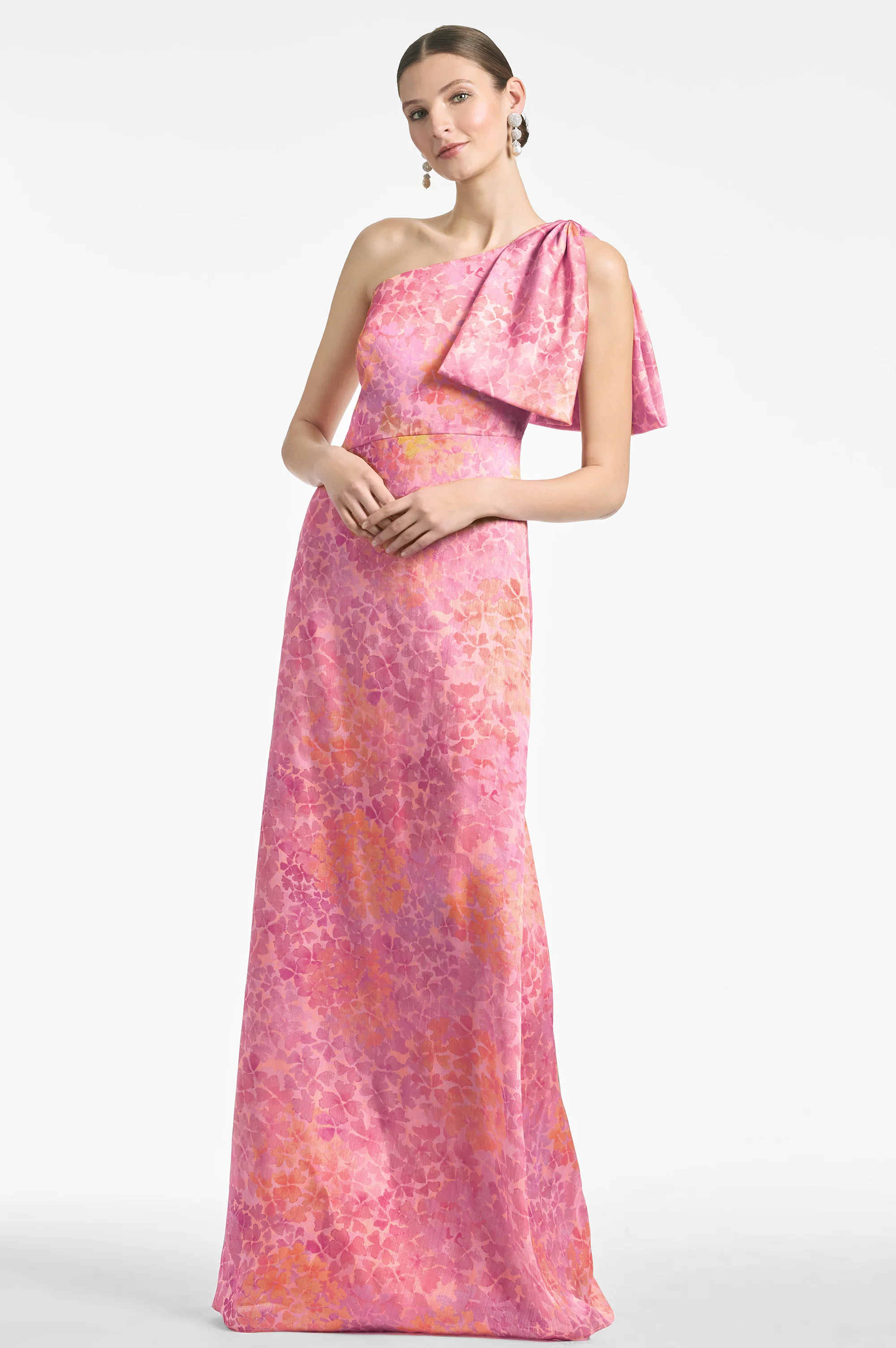 Chelsea Gown - Pastel Sunset Hydrangea | Sachin and Babi