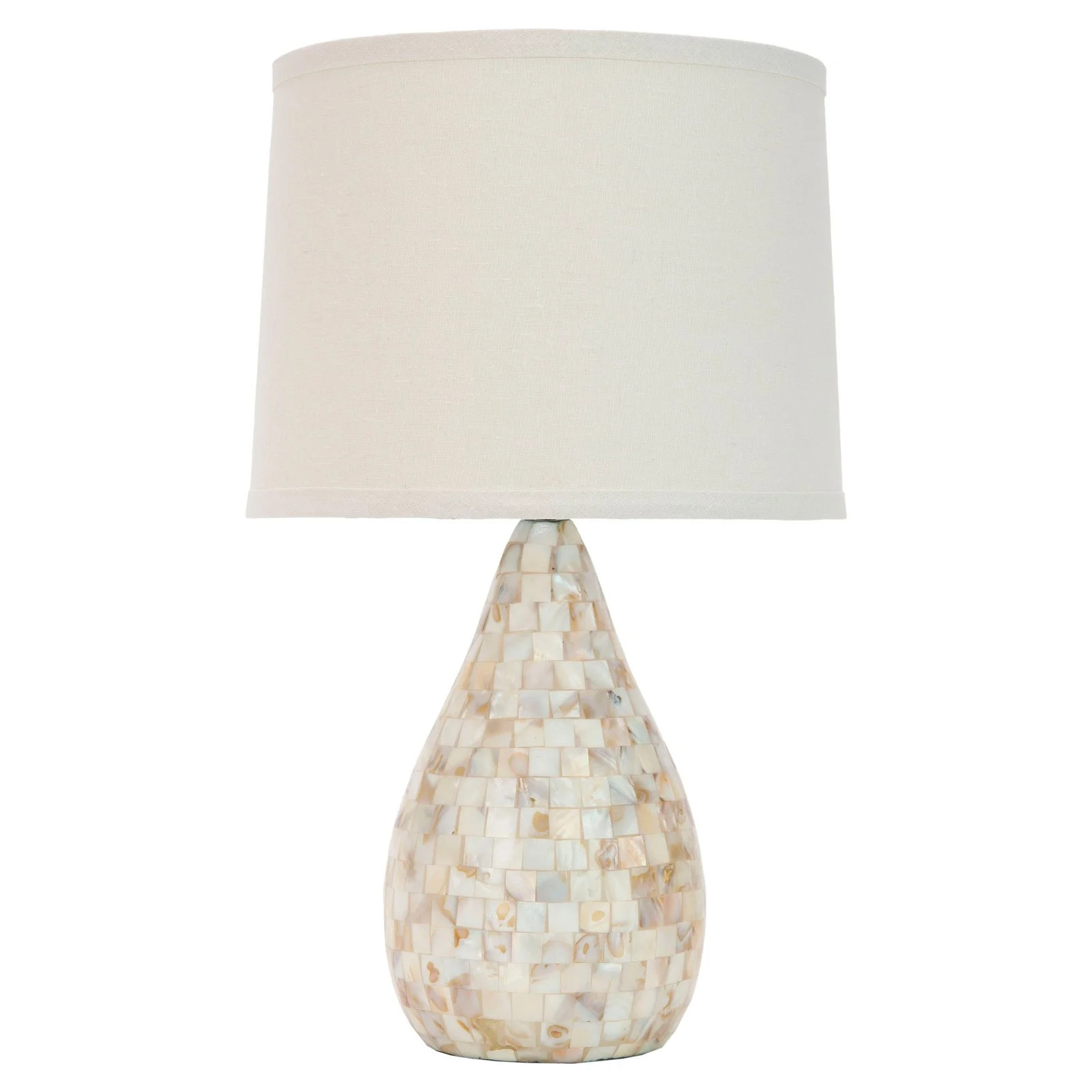 Safavieh Lauralie 20.5 in. H Capiz Coastal Shell Table Lamp - Walmart.com | Walmart (US)