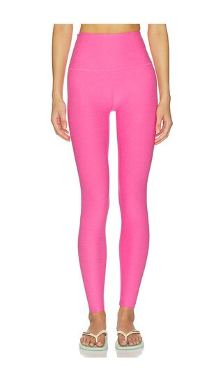 Beyond Yoga Spacedye Caught in The Midi High Wasisted Leggings in Pink. - size XXS | Revolve Clothing (Global)