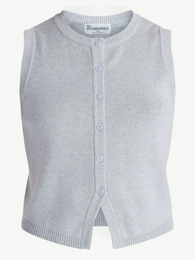 No Boundaries Sweater Vest, Midweight, Women’s | Walmart (US)