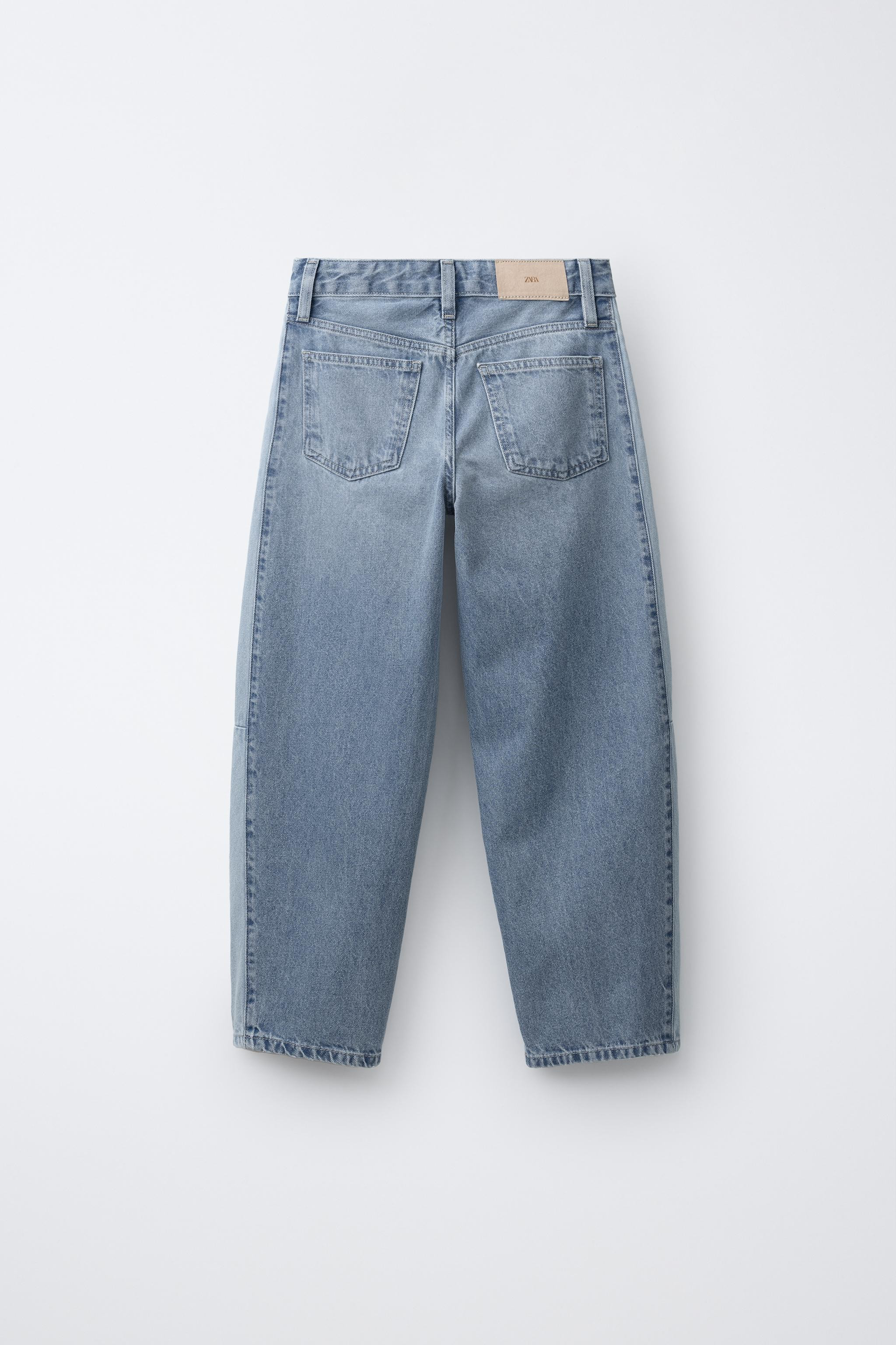 EMBROIDERED BALLOON JEANS | Zara UK