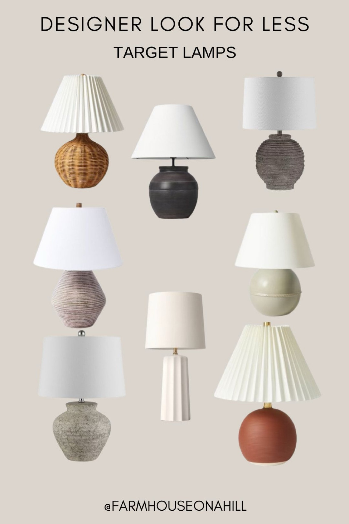 Designer look for less 🎯

Target lamps 

Target, lamps, McGee and co, magnolia, threshold, target style, target rewards 

#LTKxTarget #LTKU #LTKhome