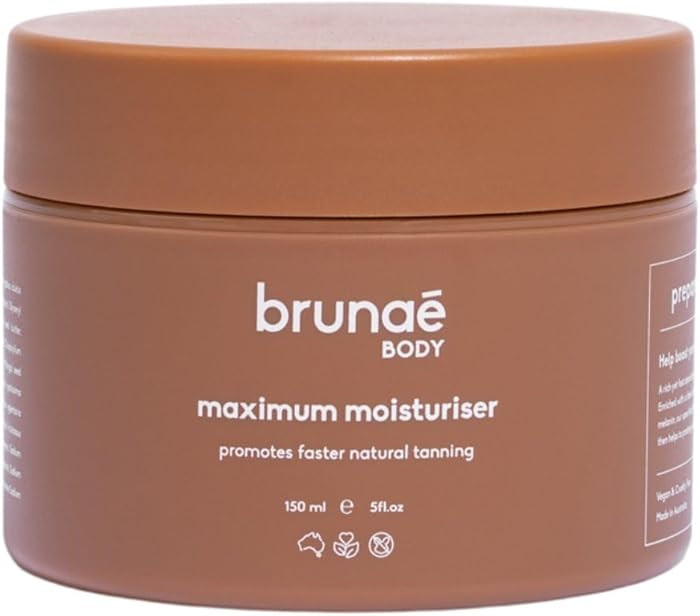 BRUNAE BODY® Maximum Tanning Moisturizer [FOR DARKER & FASTER TAN] - Skin Firming Pre-Tan Prepar... | Amazon (US)