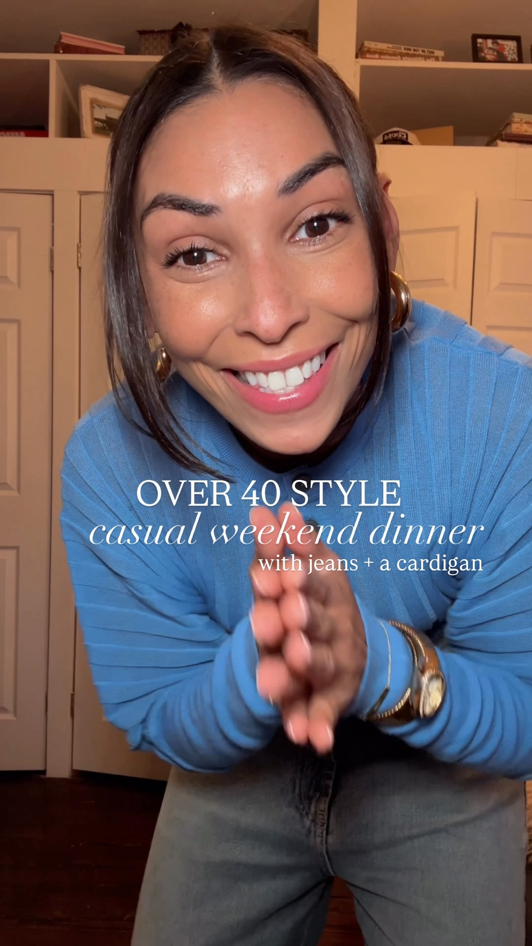 Casual weekend dinner outfit with jeans and a cardigan ✨

#LTKOver40