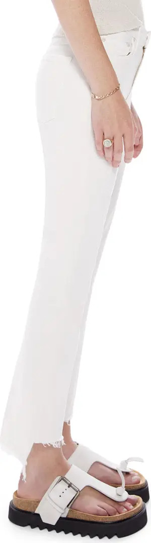 Insider High Waist Crop Step Hem Jeans | Nordstrom