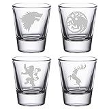 Game of Thrones - Etched Shot Glasses | Amazon (US)