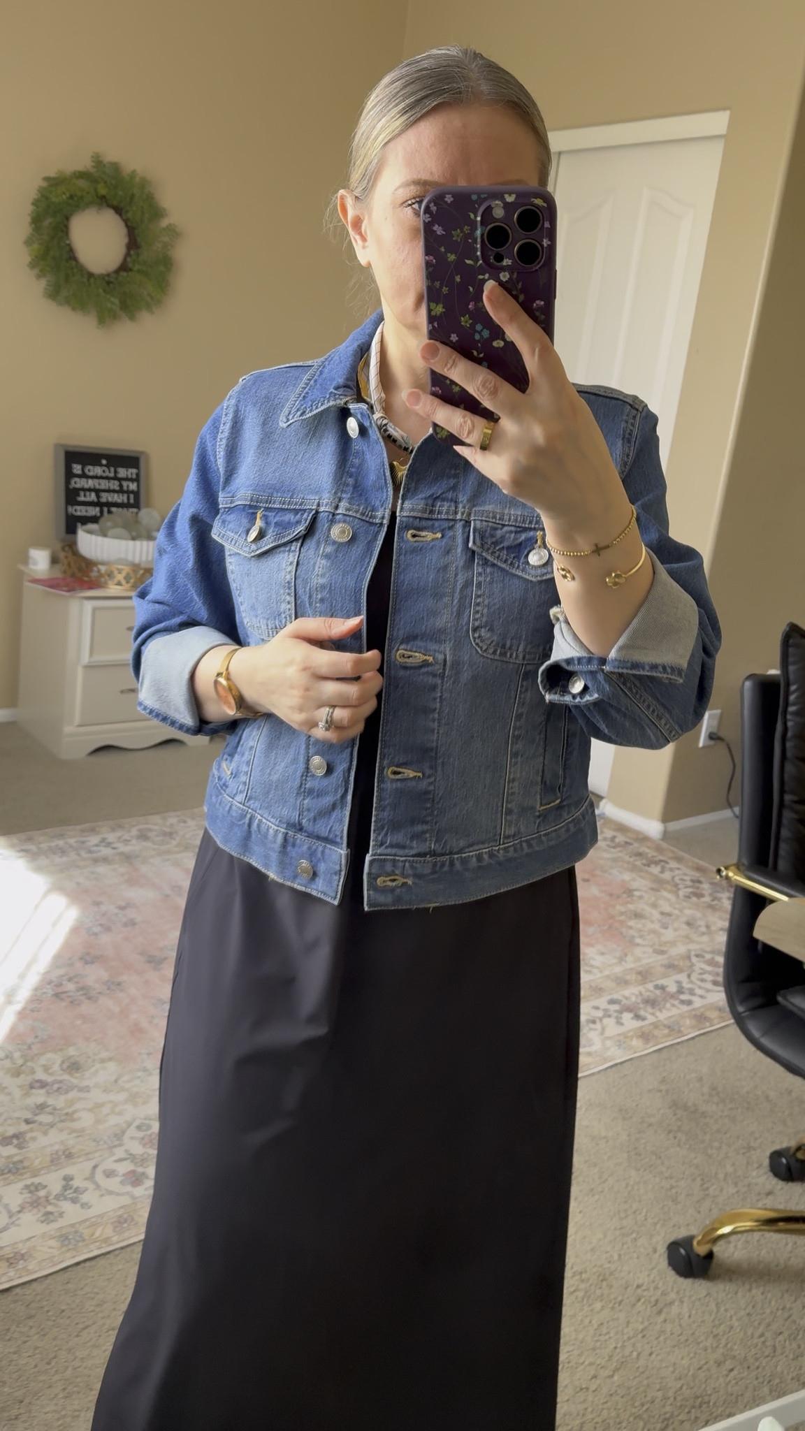 Fall outfit idea. This Free Assembly Women's Cropped Denim Jacket is so cute. Just $10 at Walmart. I got a small and it’s just perfect. Selling out quickly. 



Denim jacket, fall denim, fall jacket

#LTKSeasonal #LTKSaleAlert #LTKootd

#LTKPetite #LTKOver40