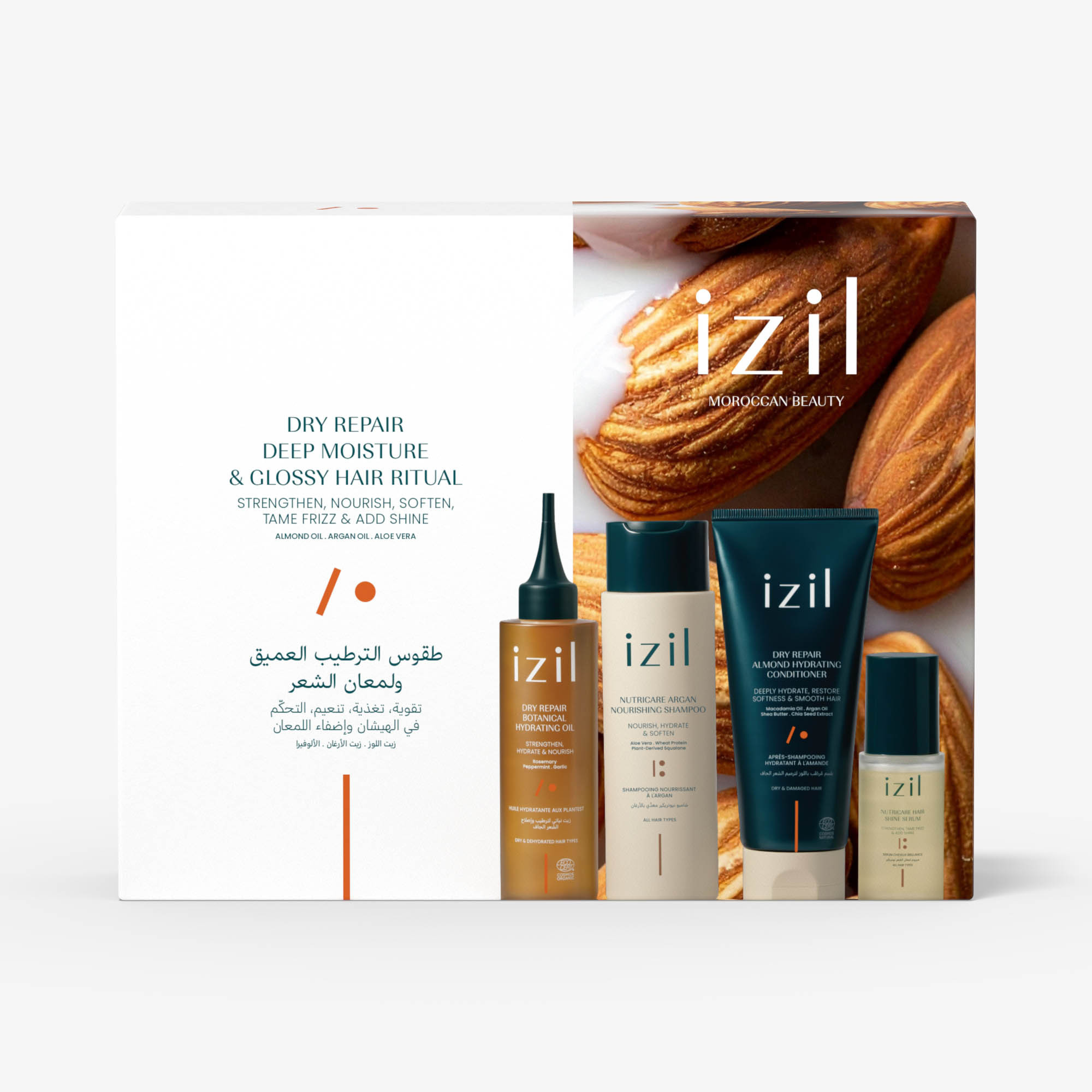 Shop Dry Repair Deep Moisture & Glossy Hair Ritual Online | IZIL Beauty UAE | Izil Beauty
