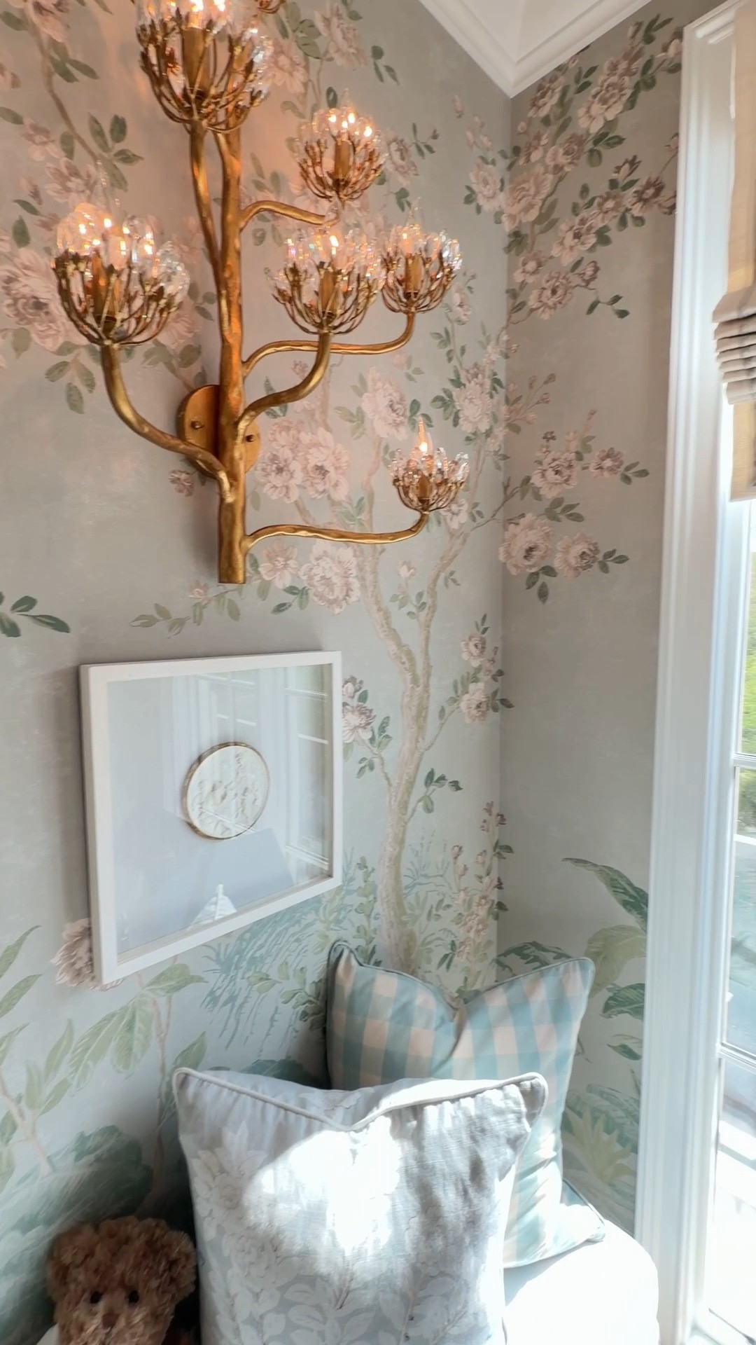 Charming children’s play nook details. This chinoiserie wallpaper is stunning!

#LTKHome #LTKKids #LTKmomlife