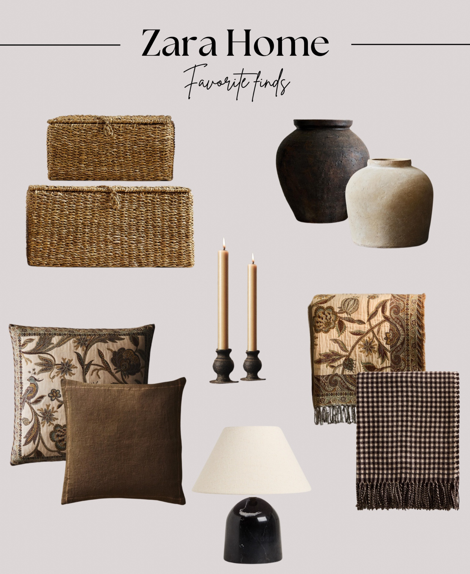 Zara home finds | moody interiors | interior design

#LTKSeasonal #LTKHome #LTKFindsUnder100