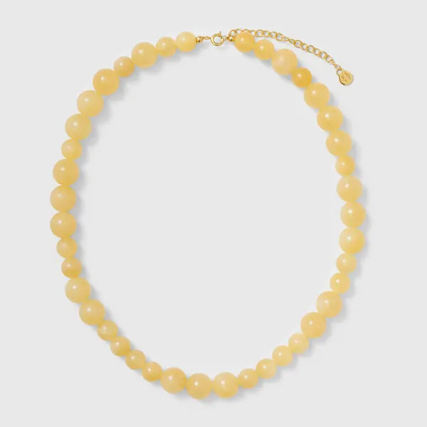 fejn jewelry - Kette 'big bead' - Choker mit Halbedelsteinen | Avocadostore | Avocadostore DE