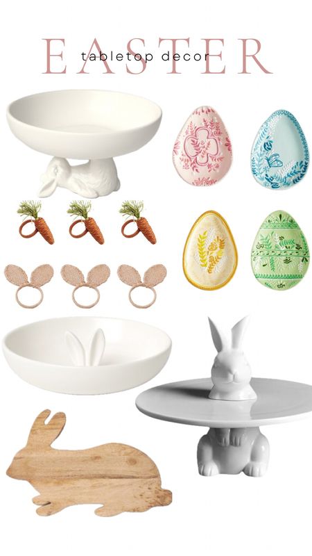 Easter tablescape. Easter table decor. Set the table for Easter. Easter entertaining essentials. Easter dinner essentials. Bunny decor. Bunny plates  

#LTKSeasonal #LTKfamily #LTKhome