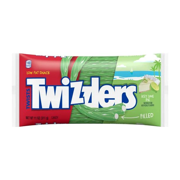 Twizzlers Key Lime Flavored Chewy Candy Twists, 11 oz. Bag, - Walmart.com | Walmart (US)