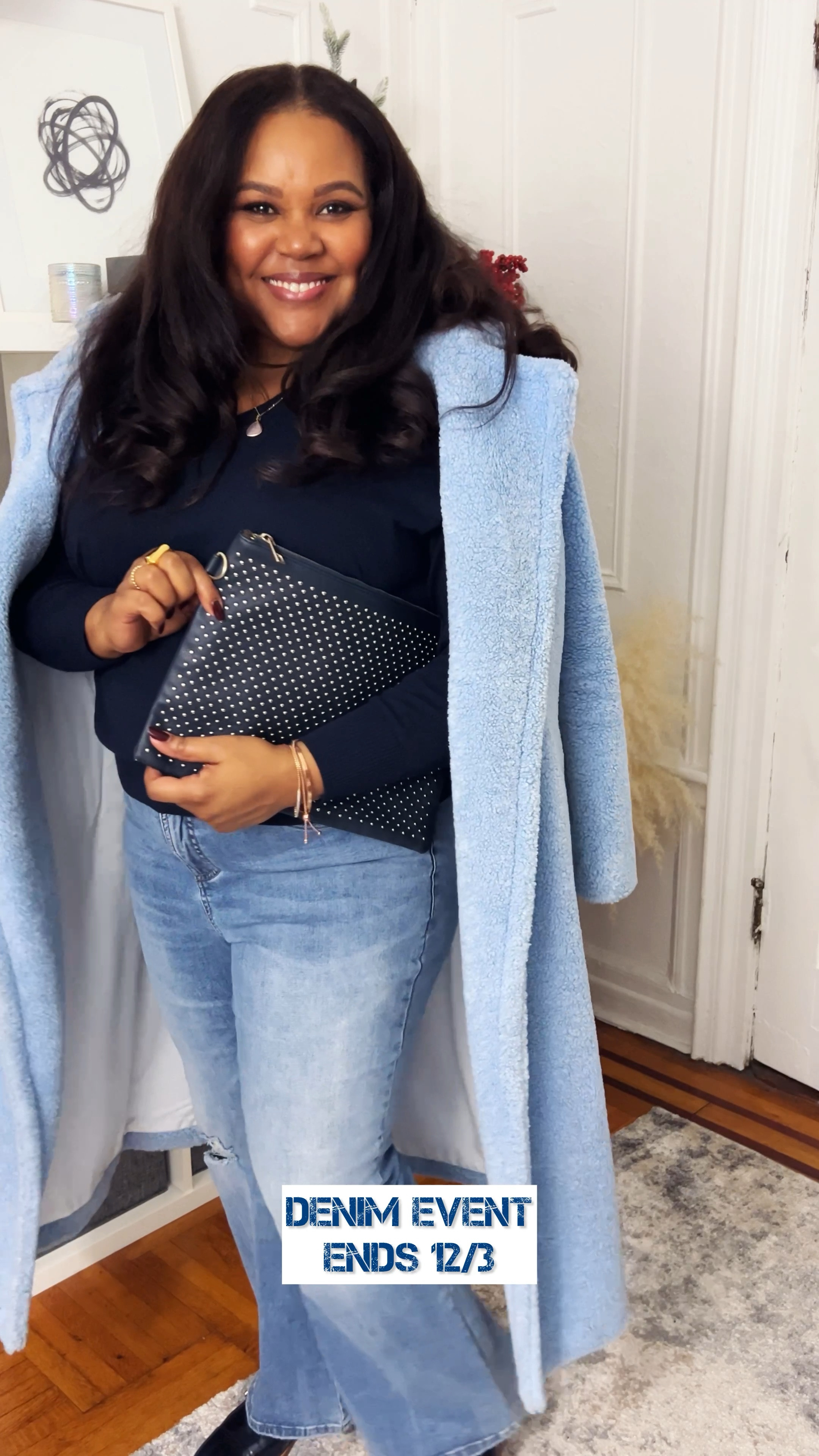 The Universal Standard Denim Drive is happening now thru 12/3. Tagging what I'm wearing and more US faves below. V-neck sweater size Small, Flare denim jeans size Medium. Code INFS-BFPATRANILA10 for 10% off. #ltkseasonal #ltkover40 

#LTKsalealert #LTKfindsunder50 #LTKmidsize #LTKfindsunder100 #LTKstyletip