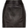 Click for more info about Black leather mini skirt