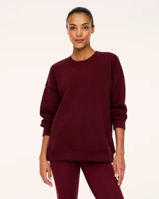 SPANX® BoostUp Cotton Fleece Crewneck Tunic | Spanx