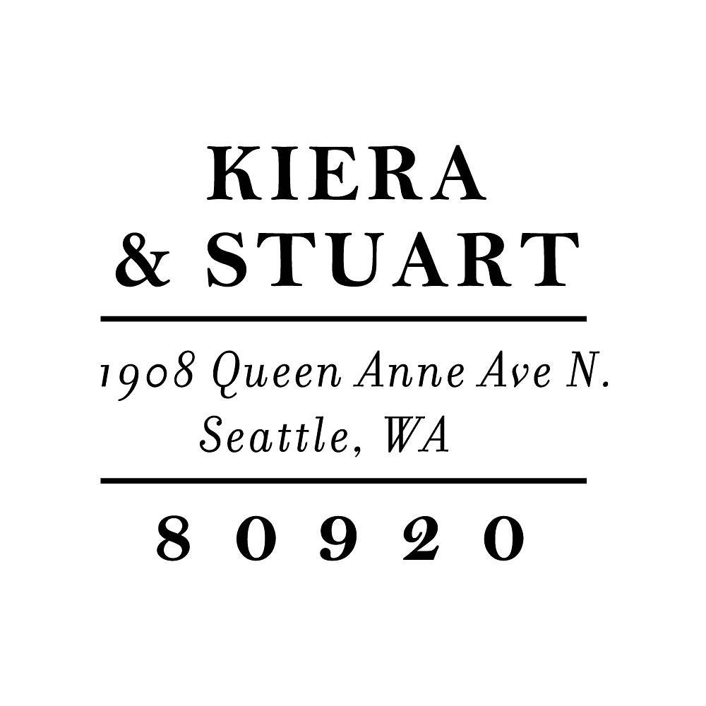 Gilded Marble Custom Stamp | Paper Source | Paper Source