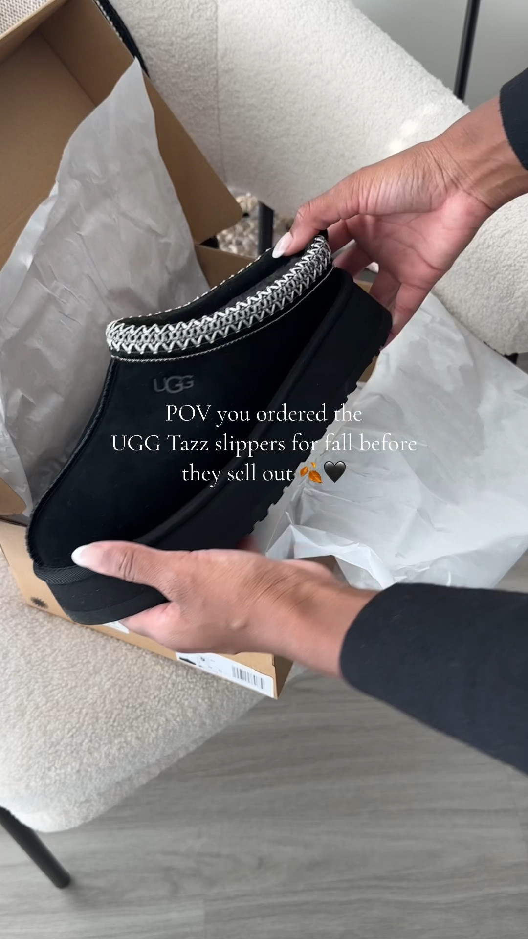 This is your reminder to order the UGG Tazz slippers before they sell out this fall! I would recommend sizing up if you are in between half sizes! 🖤🍂

#LTKSeasonal #LTKshoecrush