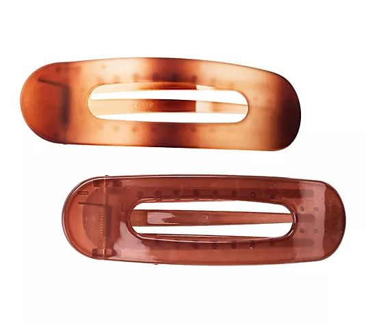 Make Your Selection: Violet and Brooks Cassie Banana Claw Clip Pair | QVC