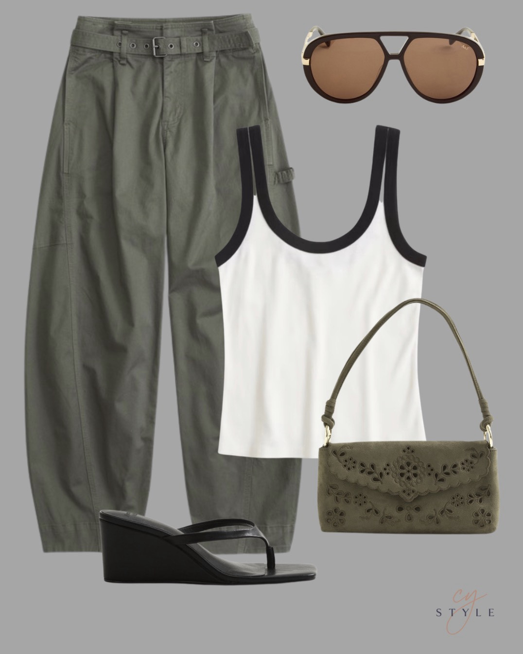 Wednesday ootd! Loving these barrel pants with belt!! Dress them up or down. Abercrombie 

#LTKSaleAlert #LTKootd #LTKTravel