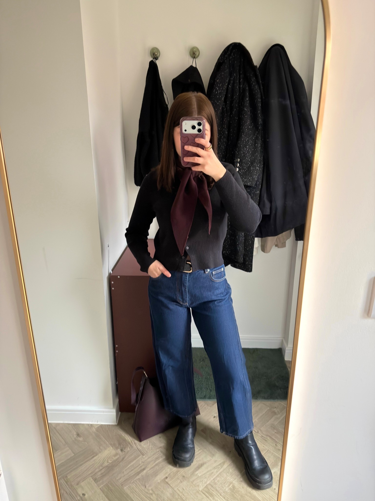 Get 15% off Charles & Keith with code - COMAMBW15-ISMQW9CEVA

Relaxed glamour Winter Outfit ✨

• festive Christmas Day outfit burgundy scarf knit black button up jumper top dark indigo blue high waisted barrel jeans black chunky boots date night outfit city break outfits work workwear smart casual uk pub petite style •

#LTKwinter #LTKfestive #LTKuk
