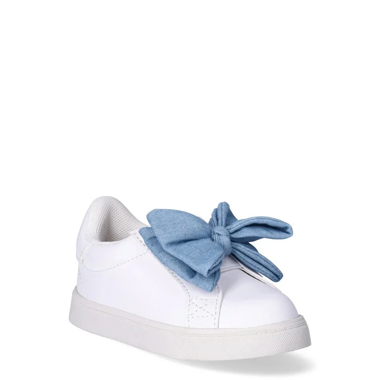 Wonder Nation Girl's Bow Sneakers | Walmart (US)
