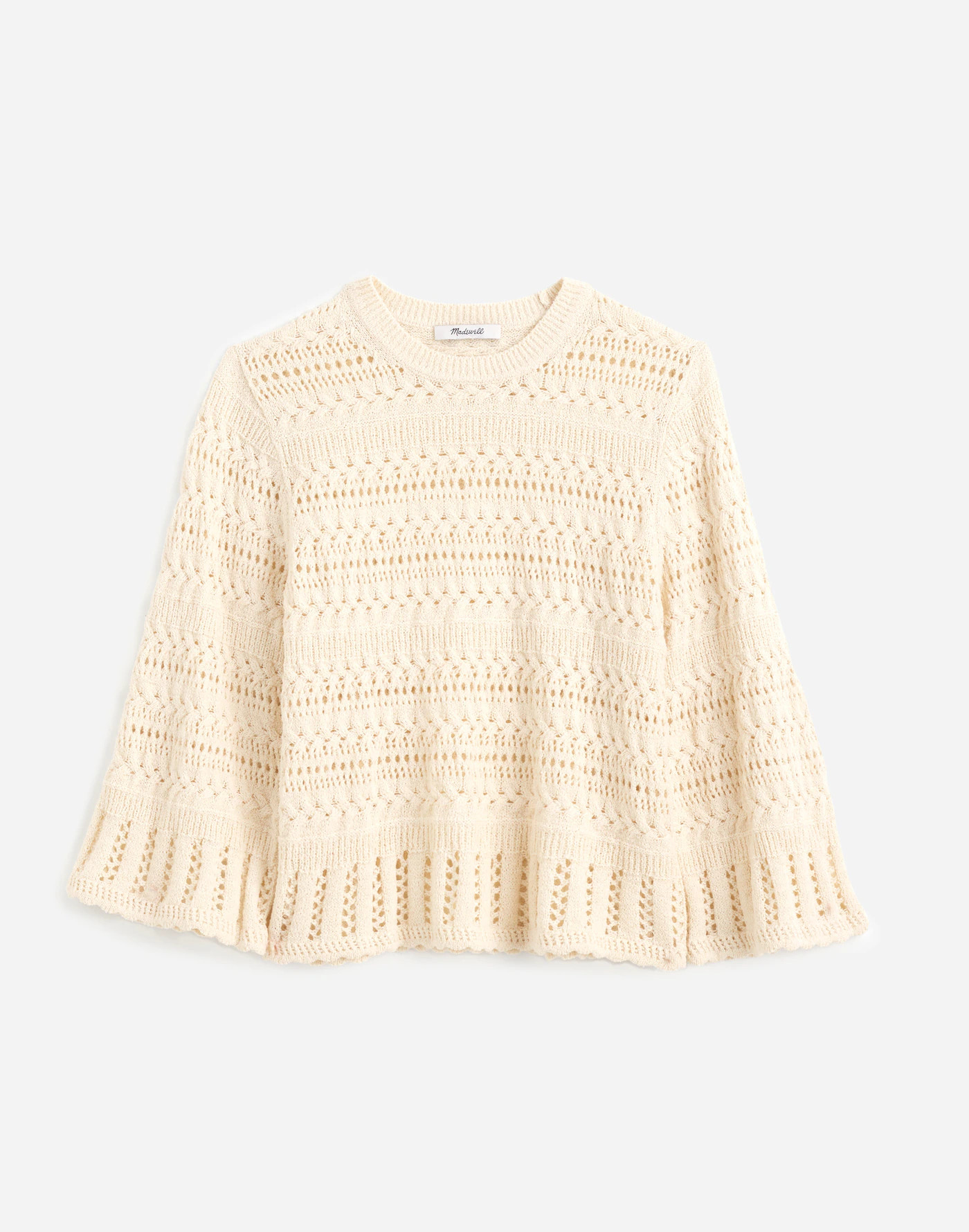 Scalloped-Trim Sweater Tee | Madewell | Madewell