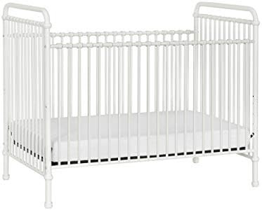 Million Dollar Baby Classic Abigail 3-in-1 Convertible Iron Crib in Washed White | Amazon (US)