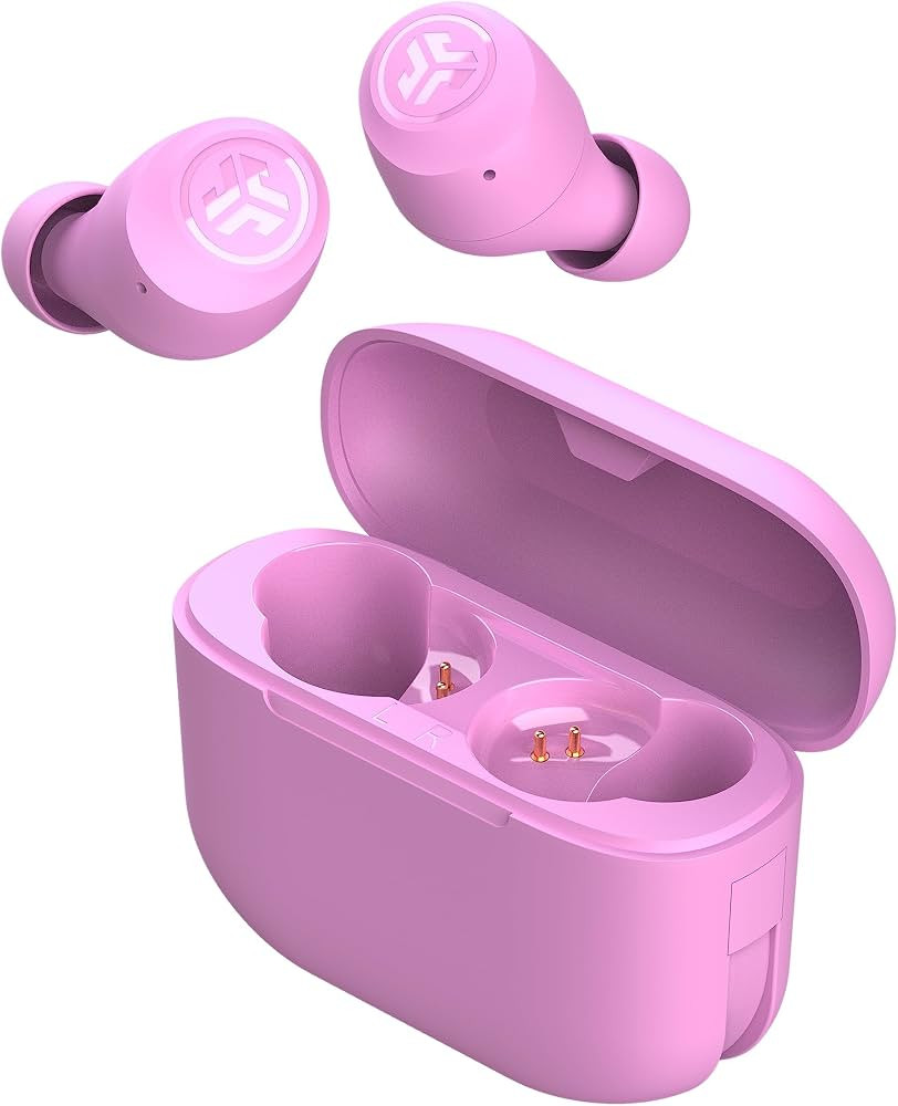 JLab Go Air Pop True Wireless Bluetooth Earbuds & Charging Case, Pink, Dual Connect, IPX4 Sweat R... | Amazon (US)