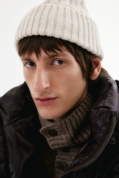 Mütze in Zopfstrick - Hellbeige - Men | H&M AT | H&M (DE, AT, CH, NL, FI)