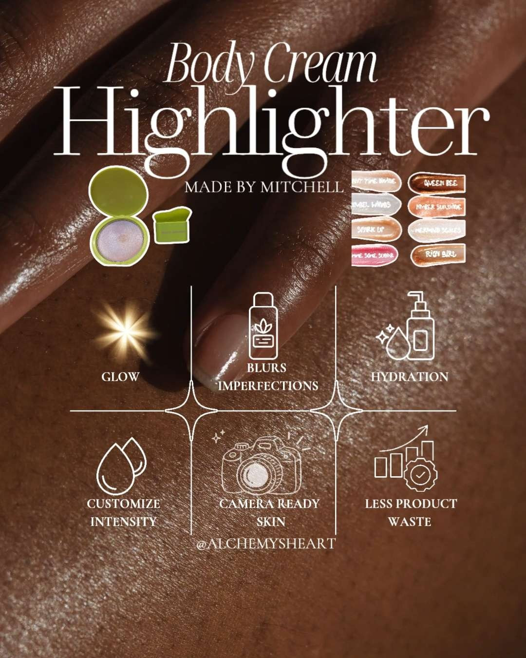 If you want that soft, radiant, sun-kissed glow without heavy makeup… this is your sign 🌞✨

Body cream highlighters are one of the easiest ways to elevate your skin instantly especially going into spring and summer when skin is more visible.

💡 Why Body Cream Highlighter Works:
* Instant glow effect → adds luminosity to arms, legs, collarbones, and shoulders
* Blurs imperfections → helps soften the look of texture, veins, and uneven tone
* Hydration + glow in one step → combines skincare with a subtle shimmer finish
* Customizable intensity → layer lightly for daytime or build for a bronzed evening glow
* Camera-ready skin → reflects light beautifully for photos + videos
* 
🖌️ Why You Need a Body Brush:
* Even application (no streaks or patchiness)
* Blends seamlessly into skin for that natural “lit-from-within” finish
* Less product waste compared to using hands
* Professional-level finish at home

🌿 Pro Tip:
Apply to high points of the body (collarbones, shoulders, front of legs) where light naturally hits for the most flattering glow.

Save this for your next glow-up routine ✨
Shop all my Amazon body glow essentials in my LTK + storefront 🛍️
Comment “GLOW” and I’ll send you the direct links 💌

#BodyGlow #GlowingSkin #AmazonBeautyFinds #SummerGlowUp #SkinThatGlows #BodyHighlighter #AmazonFinds #BeautyRoutine #GlowEssentials #BeautyInfluencer #AestheticFinds #BronzedGlow #SelfCareEssentials 

 

#LTKBeauty #LTKmorningroutine #LTKselfcare #LTKBeauty