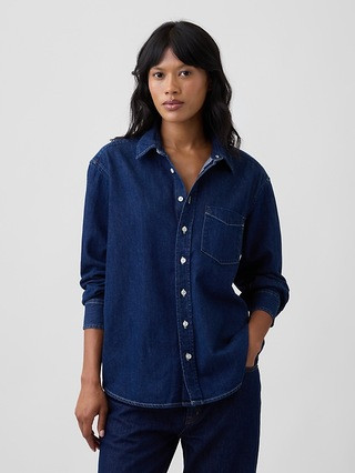 Denim Big Shirt | Gap Factory